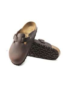 Birkenstock 波士顿皮革油浸哈瓦那窄款 - 哈瓦那 - 查看 2