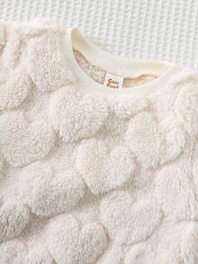 Cozy Pixies Baby Girl Floral Plant Pattern Solid Color Soft Knit Crew Neck Long Sleeve Pullover Sweatshirt Warm Baby Girl Clothes Fuzzy Baby Sweater Fall Winter