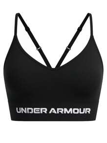 Under Armour VANISH 无缝低胸文胸 - 黑色 - 查看 1