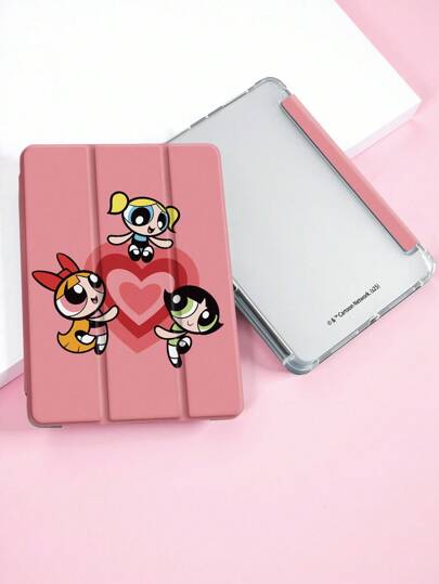 THE POWERPUFF GIRLS X SHEIN 时尚可爱卡通花朵、泡泡、毛茛图案便笺簿