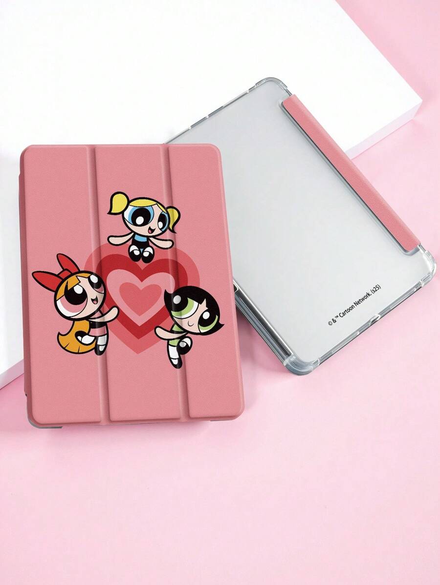 THE POWERPUFF GIRLS X SHEIN 时尚可爱卡通花朵、泡泡、毛茛图案便笺簿