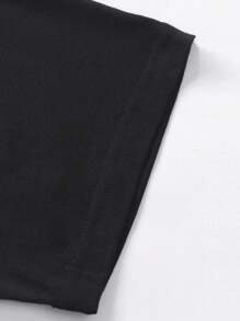 EURMUSE Camiseta de manga raglán con bloques de color 100% algodón para hombres - Rosa - Ver 3