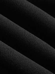 Maija 女式黑色 Strudel 胸部和腰部设计无袖上衣，优雅的都市时尚风格，柔软舒适的合身紧身胸衣吊带背心，百搭商务休闲巡航装，街头风格百搭背心 - 黑色 - 查看 12