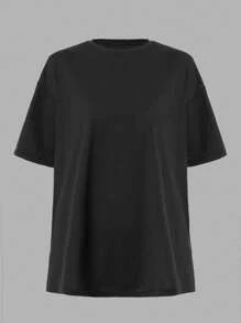 EURMUSE Cotton Oversize Basic 3 PiecesBasic T-Shirt - Multicolor - View 3