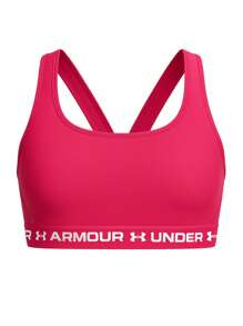 Under Armour CROSSBACK MID BRA - Purple - View 1