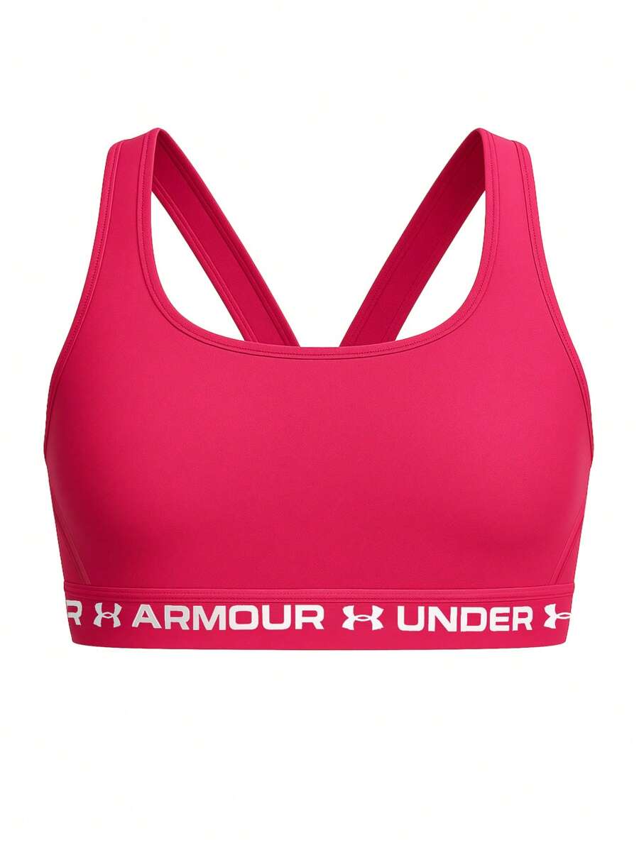 Under Armour CROSSBACK MID BRA - Purple - View 1