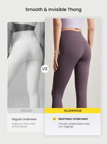 GLOWMODE 2条装轻薄透气吸汗中腰无缝隐形丁字裤日常运动内裤