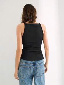 Maija 女士花卉印花圆领无袖背心，现代都市风格