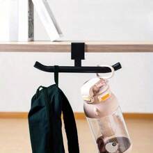 钢制学校背包挂钩,双肩带背包收纳挂钩,多种颜色可选,书桌/办公室配件,无需钻孔,超强承重,返校用品,学生用品,适用于家庭、教室、宿舍、办公室悬挂式架子,返校季节实用挂钩 - 彩色 - 查看 11