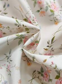 Vintaside Kids Babygirl 女婴春秋简约时尚短款夹克搭配时尚碎花裙，适合秋季外出、露营、度假，优雅且适合温和的秋季天气