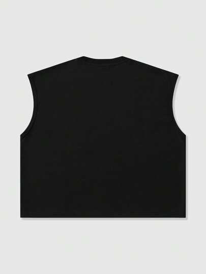 Street Life Camiseta de tirantes holgada para hombre con cuello redondo y estampado gráfico