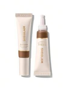 SHEGLAM Poof! Gone Corrector de cobertura total Marca Belleza Maquillaje Maquullaje Cosmética para Mujeres Niñas Perfecto para Invierno Primavera Verano Ideal para Y2K Elegante Moda Adecuado para Cumpleaños Día de la Madre Regalo Fiesta Listo Mejor Color - Nutmeg - Ver 8