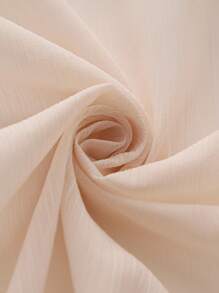 INAWLY New Bat Wing Short Chiffon Cardigan Shawl, Simple Color Casual Shirt For Women - Khaki - View 6