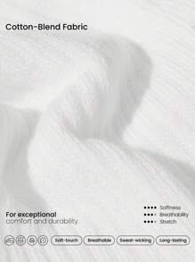 GLOWMODE 3 Pairs Socks Soft Ventilated Mesh With Embroidered Logo Gym Workout Daily