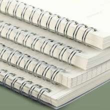 1pc Spiral Plan Notebook, Waterproof Paper Multi-Purpose Notebook For Household Back To School