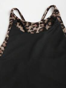 Sweetra 女装夏季欧美时尚纯色两件套休闲露背上衣