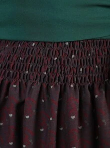 Fairmaia 德国传统优雅复古无袖女式连衣裙 Dirndl 慕尼黑啤酒节传统德国传统复古无袖女式花裙传统 Dirndl 方领连衣裙和围裙，适合十月、万圣节 - 藏蓝色 - 查看 6