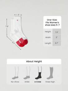 GLOWMODE 3 Pairs Socks Soft Ventilated Mesh With Embroidered Logo Gym Workout Daily