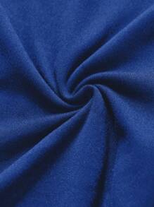 Sweetra Women's Summer Bodycon Bandeau Dress With Slit Hem Mini Short Women Outfit - Royal Blue - View 3