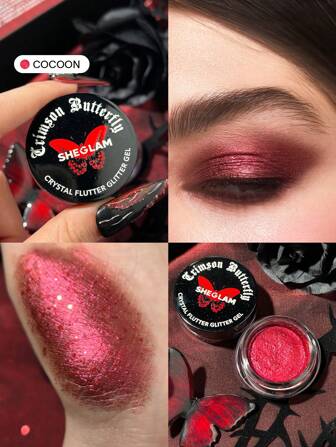 Paleta De Sombras De Ojos En Gel Con Purpurina Crystal Flutter, 3 Colores, Acabado Brillante, Acabado Brillante, Cursed Chrysalis, 9 Colores, Cremosa, Mate, Para Halloween, Grunge, Maquillaje, GóTica, De Larga DuracióN, Con Alto Pigmento, Sombra De Ojos Brillante, No Grasosa, Que No Se Desvanece, Sombra De Ojos Con Purpurina Brillante En Escamas GraduacióN CumpleañOs Vacaciones Verano OtoñO Y2K Elegante Moda Mujeres NiñAs Maquillaje CosméTico Belleza Fiesta Playa Viaje Camping Aire Libre Escuela Campus ExcursióN Festivales DecoracióN Regalo Presente Rosa Chica Cosplay Mejor Color Encanto Vibra