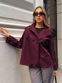 Siren Gaze Women Fall Long Sleeve Lightweight Cropped Jacket, Old Money Style Back To School Teacher Winter Autumn Jacket