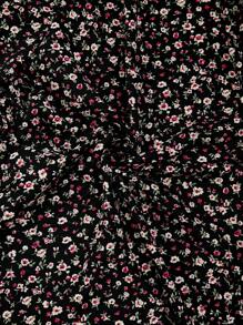 SHEIN CURVE+ Plus Size Women Vintage Style Jumpsuit With Pockets, Back To Schoolfall Clothes For Women,Winter,CURVE PLUS