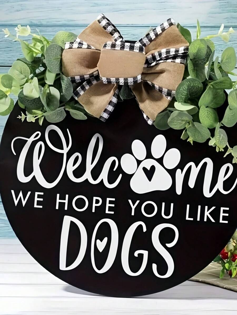 SHEIN 1PC WPC Paw Letter Wall Hanging Stylish Door Decor For Home Room Wall Perfect Gift For Birthday Graduation - Multicolor - View 1