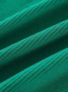 Franclia Solid Color Camisole Dress, Bodycon Knit Fabric, Suitable For Holiday & Work Knitted Sweater Clothes For University