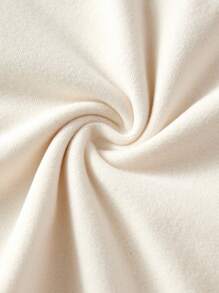 SHEIN MOD Váy ngắn tay ngắn màu tương phản tối giản dành cho nữ khi đi làm - Đen và trắng - Xem 4