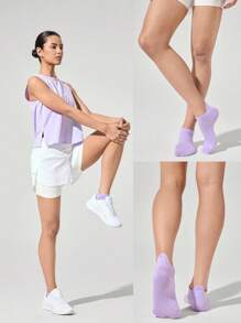 GLOWMODE 3 Pairs Arch Support Everyday Socks Gym - Multicolor - View 7