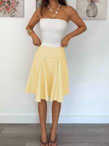 Siren Gaze 女式条纹休闲低腰A字裙