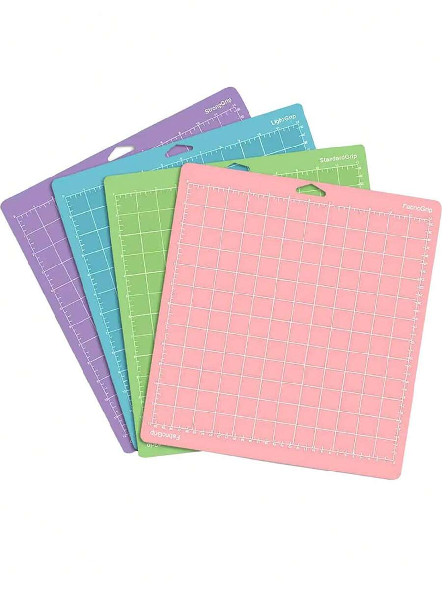 SHEIN 3 件/2 件/1 件 12*12 英寸乙烯基塑料 PVC 薄膜粘性雕刻机垫切割垫板 PVC - 綠色 - 查看 1