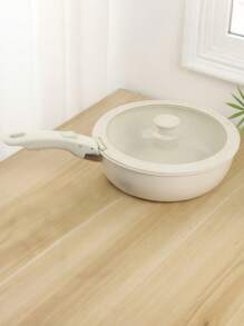 SHEIN 1PC Detachable Anti-Scald Clip-On Universal Pot Handle | Fits Pots / Bowls, White, A Must-Have In The Kitchen