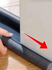 SHEIN 1件装93cm分段式灰色皮革门窗缝隙防尘防风密封条防蚊防噪音密封条家居小帮手 - 彩色 - 查看 7