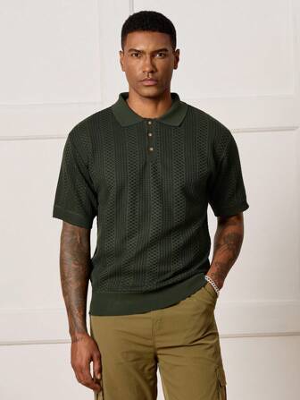 Manfinity CityGents 男士夏季休闲短袖针织上衣