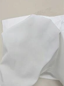 Breezaya Camicia casual da vacanza a maniche corte a doppio strato, in tinta unita