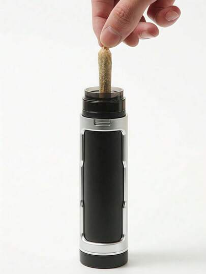 New Dual Chamber Manual Herb Grinder Premium Heavy Duty Compact Portable Zinc Alloy Crusher For Herbs Spices Botanicals Rust Proof Non Slip Grip