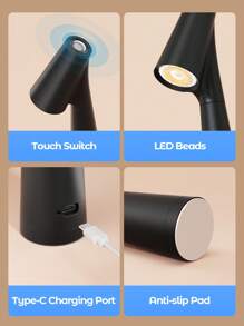 Apliques decorativos de iluminación para el hogar, minimalistas y prácticos, multifuncionales - Negro - Ver 7