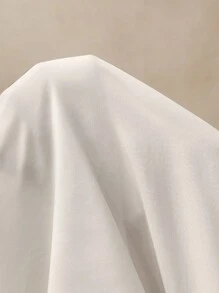 Florisole 女士优雅 V 领复古灯笼袖收腰分层 A 字长裙，白色，波西米亚风格，适合春秋派对