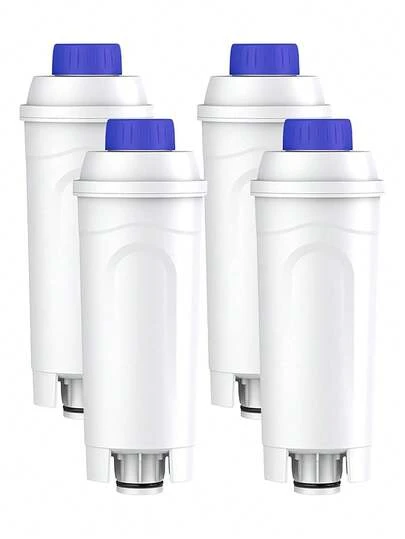 SHEIN 1/2 ชิ้น ตัวกรองเครื่องชงกาแฟ อะไหล่สำหรับ DeLonghi ตัวกรอง DLSC002, ตลับกรองน้ำ คาร์บอนกัมมันต์ ปรับสภาพน้ำ ใช้ร่วมกับ ECAM, ESAM, ETAM, BCO, EC