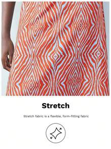 Maija Women's Digital Geometric Print V-Neck Tie Waist Dress, Versatile Urban Party Fashion For Spring And Summer, Slimming Waist Design, Multicolor Prints Vacation Dress, Bohemian Retro Style Maxi Dress Business Casual Women's Wear, Office Wear, Low-Key Old Money Style, Effortless Temperament, High-End Urban Commuting, The Same Style As The Editor-In-Chief Of The Magazine, Urban Social Vacation Party Wear, Charming, Low-Key And Durable Basic Style, Versatile And Not Picky Clothing, Street Fashion - Multicolor - View 3