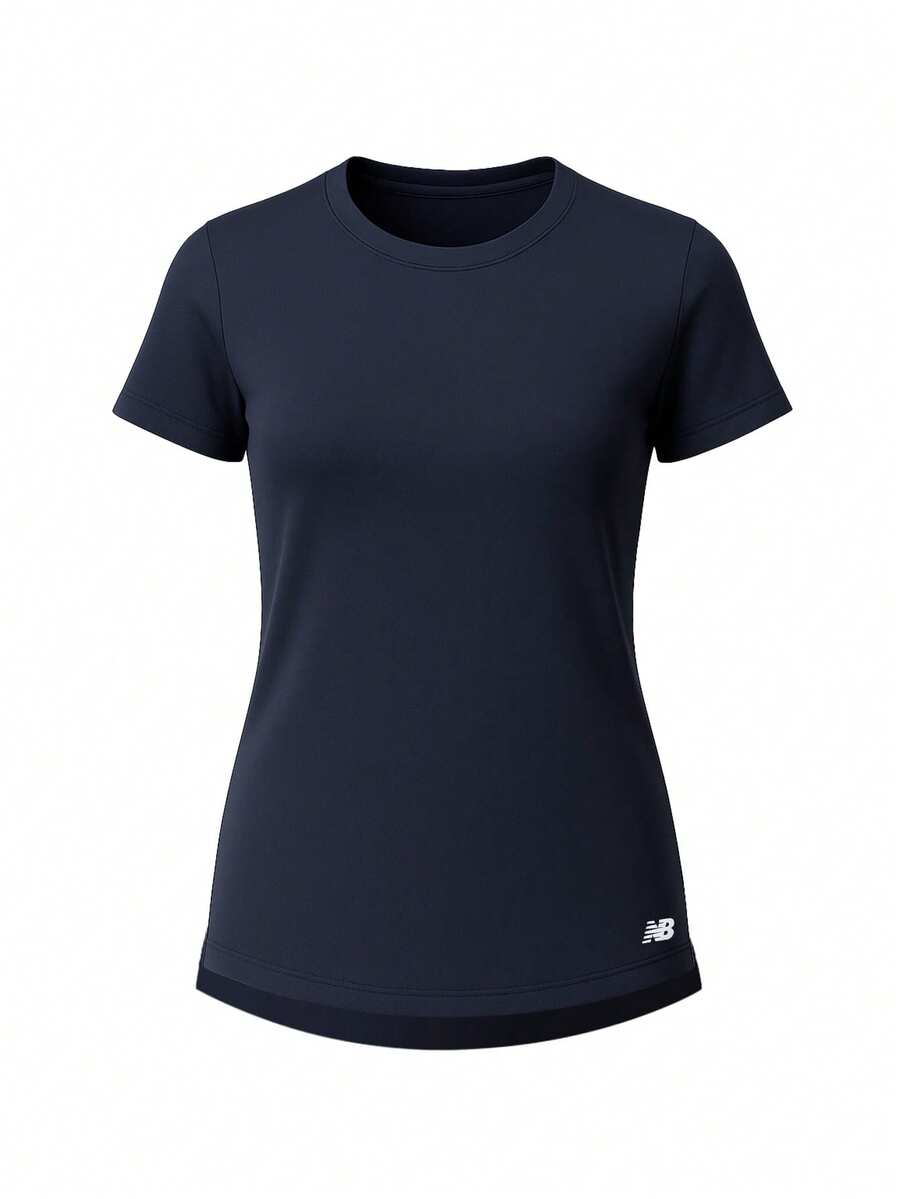 New Balance Sports Tees & Tanks Easy To Match Moisture-Wicking Breathable Going Out Gym Home WT11205ECL - 藍色 - 查看 1