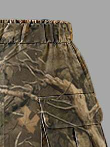 SHEIN 青少年女孩休闲简约蝴蝶结装饰短袖圆领T恤搭配迷你裙，适合夏季 - 軍綠色 - 查看 4