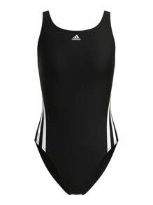 Adidas SWIMSUIT - Black / White - View 1