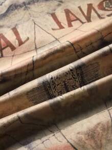 INAWLY Women's Vintage Print Asymmetric Shoulder Tank Top, Summer - Multicolor - View 6