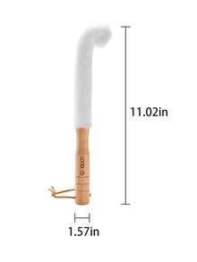 Cirelle 1 pieza Cepillo de limpieza de botellas, Limpiador de tazas en forma de L, Herramientas de limpieza, Herramienta de mango de madera para tazas, cristalería, decantadores de vino, jarrones | Cepillo para botellas, Limpiador de botellas, Cepillo de limpieza de botellas, Limpieza de tazas, Botella de agua