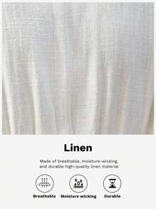 Maija Áo cánh vải lanh cotton màu mơ cổ chữ V thắt nơ phía trước cho nữ, áo hàng ngày phong cách Bohemian cho kỳ nghỉ hè, lãng mạn, thời trang, đa năng; thích hợp cho kỳ nghỉ hè, thoải mái, phong cách Bohemian, trang phục đi biển, đồ bơi che thân, phong cách, thanh lịch, giản dị, trang phục hàng ngày đơn giản - trắng - Xem 3