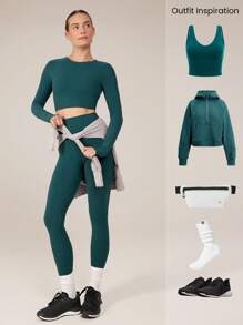 GLOWMODE 26" FeatherFit™ High Expectations Super High-Waist Pocket Leggings Gym