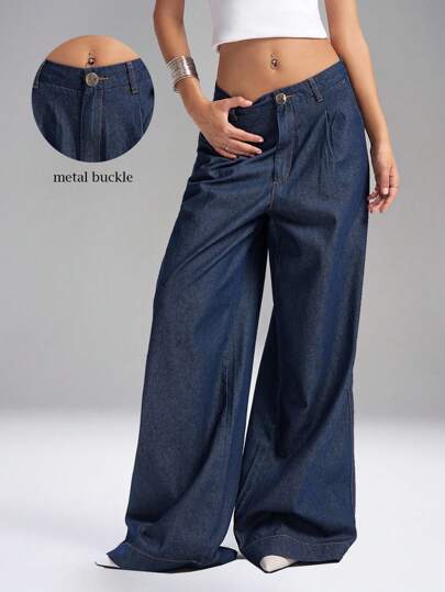 LYSMO 女士舞会/正式场合/度假/可爱/西部风/商务 休闲/优雅/生日/外出/夜店/办公室/节日/锐舞派对/工作服/优雅/乡村音乐会/早午餐/邮轮/复古/机场/端庄/教堂/童话/下午茶/千禧一代/街头风/2000年代/迪斯科/春假/毕业典礼/婚礼宾客/鸡尾酒会/复古/修身/度假/蓝色修身牛仔裤/金属色/宽松/拖地/休闲