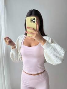 Sunnyshic Cute Vintage Chic Girly Women's White Knitted Cardigan With Floral Embroidered Details. Fall/Winter. Easy To Style.